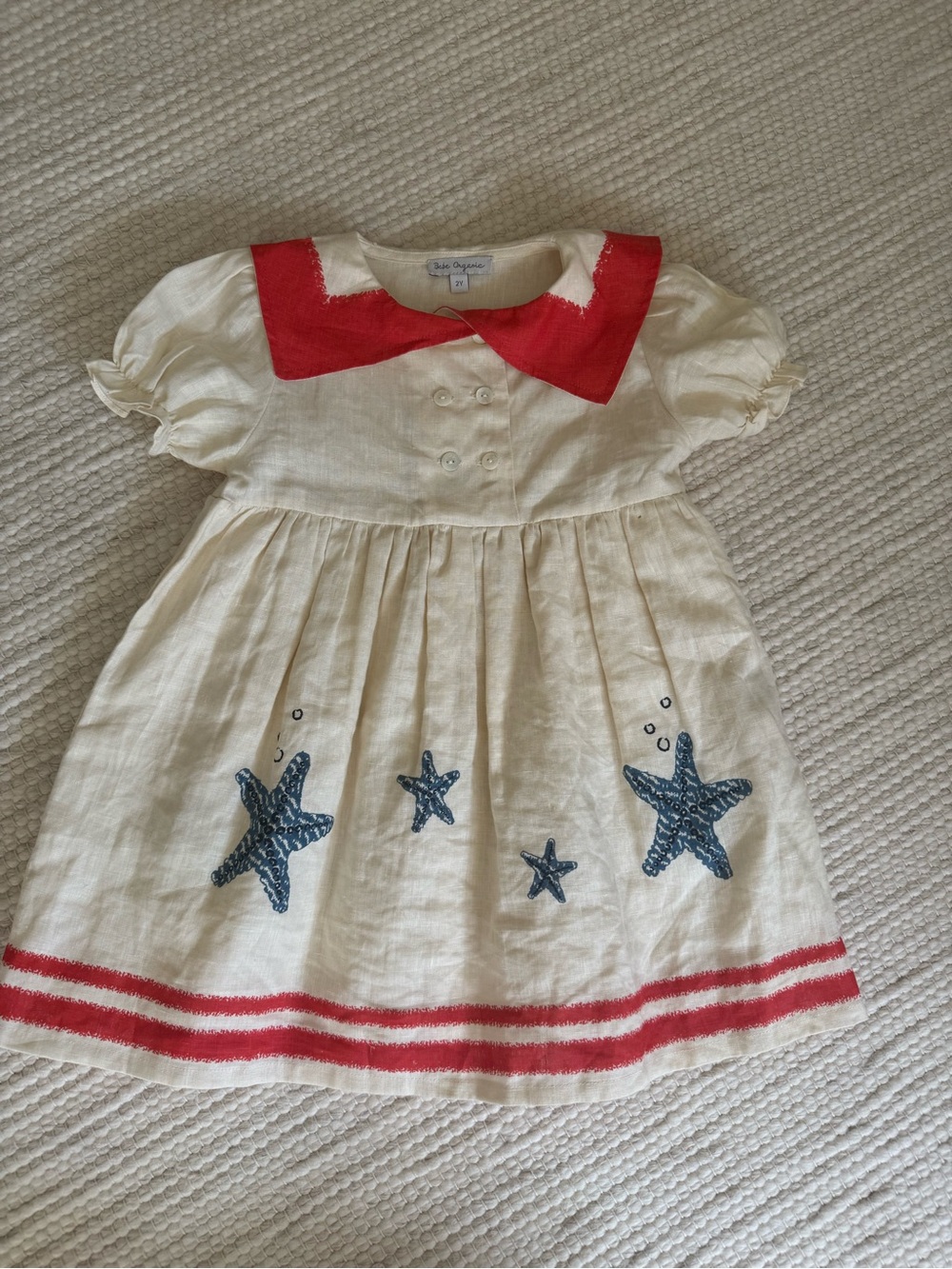 Bebe Organic “Pearl Dress” 2Y